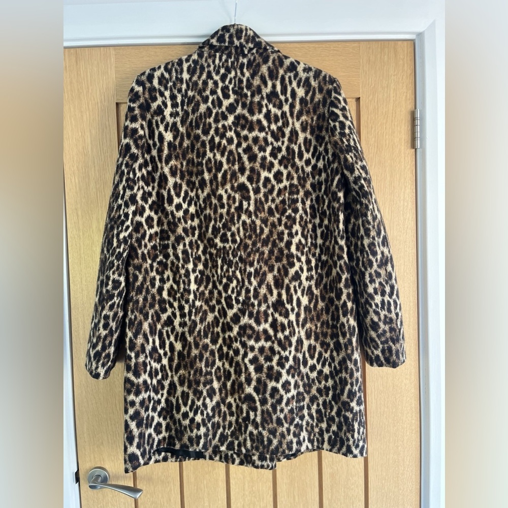 Zara Leopard Print Blazer Size S - Picture 5 of 5